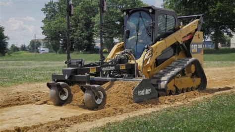 skid steer laser grading system